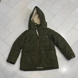 J. Crew Kids Olive Puffer Jacket